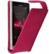 Sony Xperia Sole MT27i Δερμάτινη Θήκη Flip - Φούξια Sony Xperia Sole MT27i Δερμάτινη Θήκη Flip - Φούξια